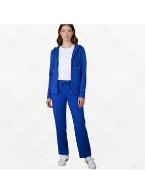 Danskin 2Pc Track Set • Blue • Zip Hoodie • Athleisure • NWOT